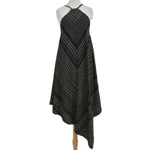 LAURA SIEGEL handloom asymmetric dress NWT